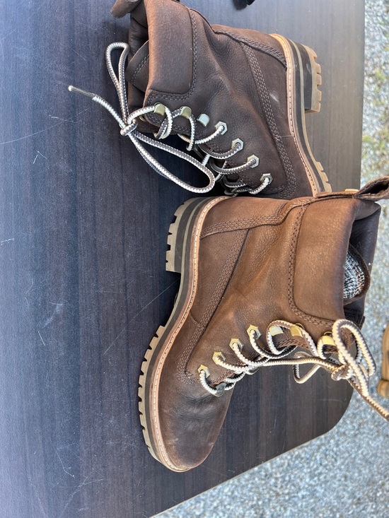 Timberland Shoes - Timberland Brown Lace-Up Leather Women's Boots